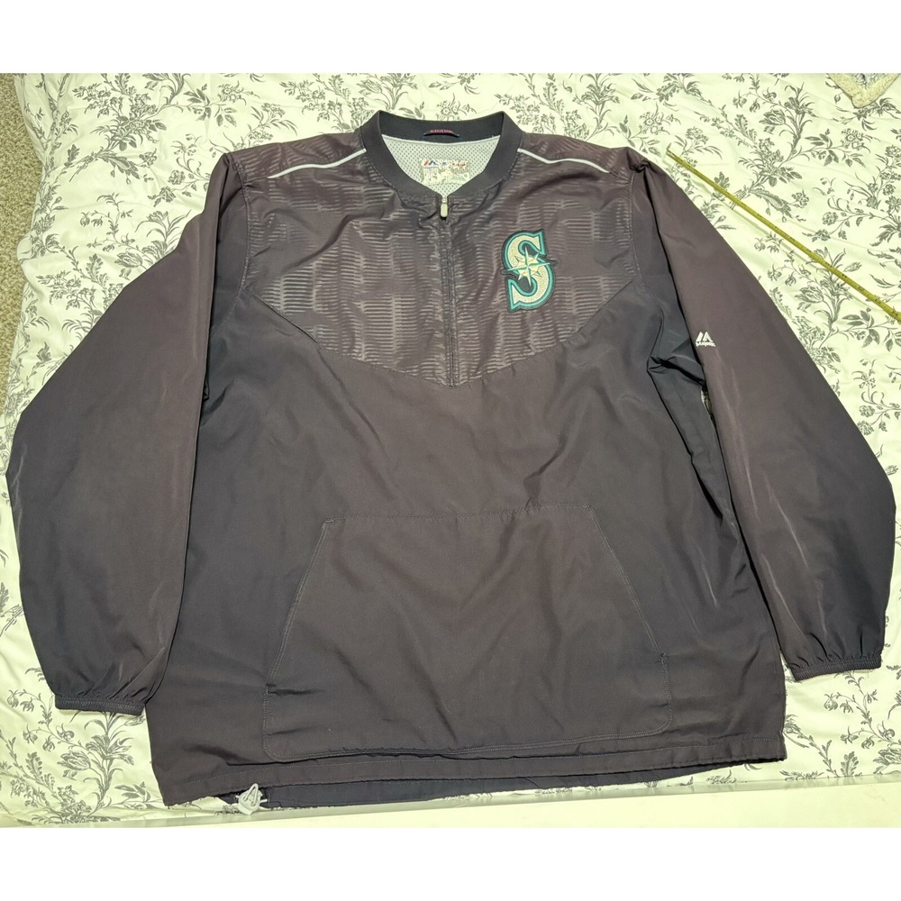 JERSEY Seattle‎ Mariners Pre Game Warmup Jacket Baseball  XL